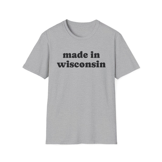 "Made in Wisconsin" Unisex Softstyle T-Shirt - Casual Comfort for Every Occasion