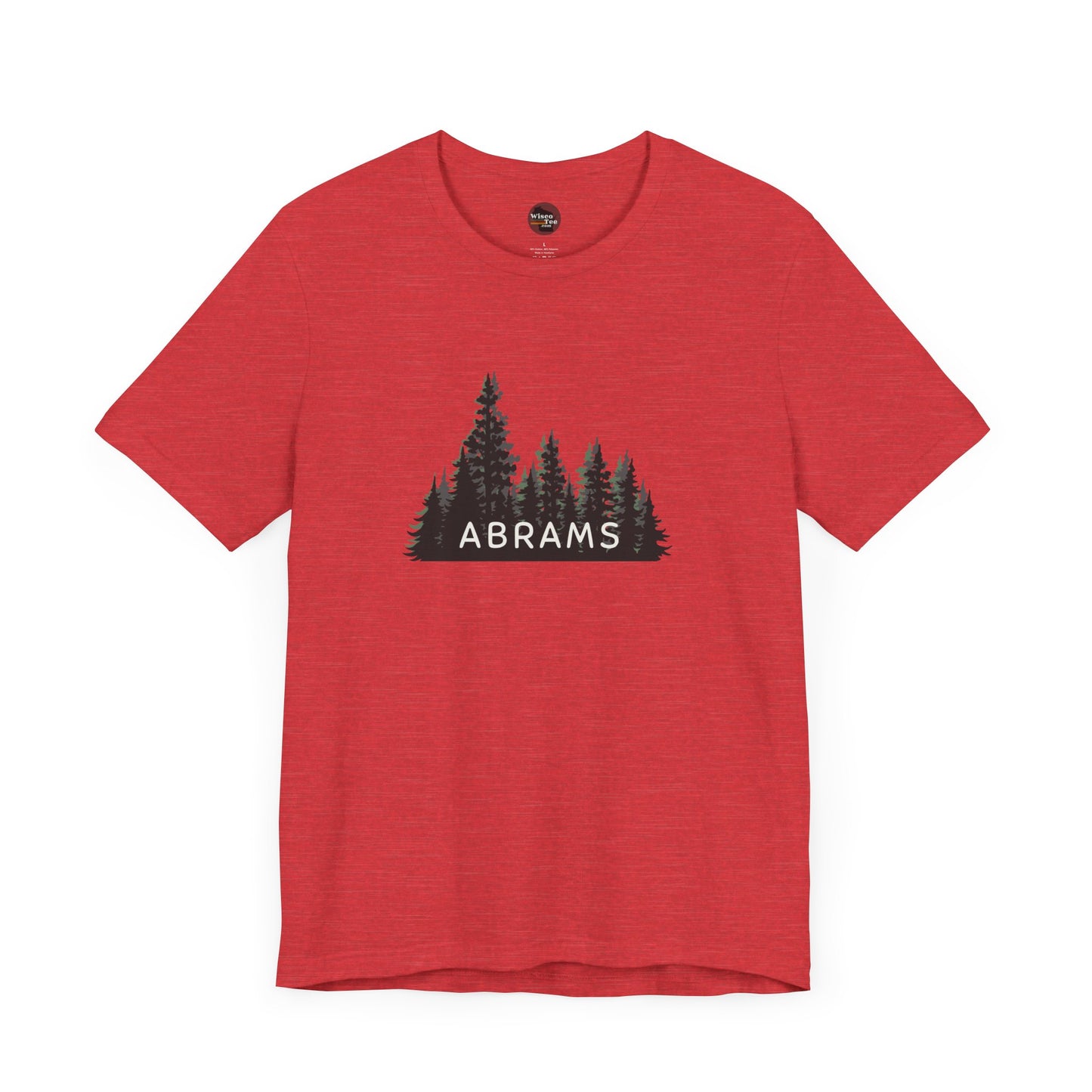 Abrams Forest Graphic Unisex Tee - Nature Inspired Short Sleeve Shirt