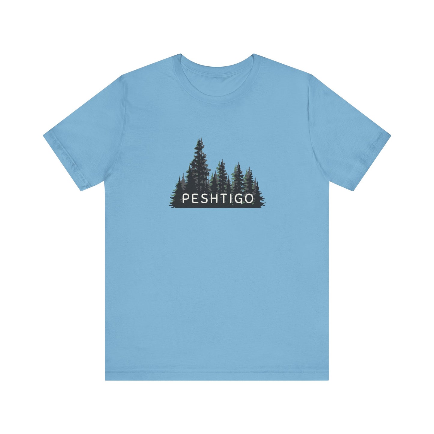 Peshtigo Forest Graphic Unisex Tee - Nature Inspired Short Sleeve Shirt