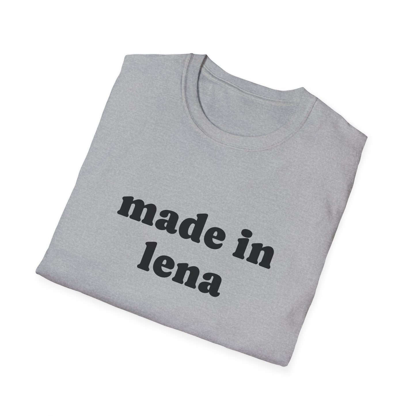 "Made in Lena" Unisex Softstyle T-Shirt - Casual Comfort for Every Occasion