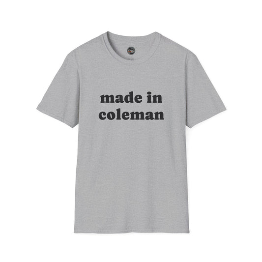 "Made in Coleman" Unisex Softstyle T-Shirt - Casual Comfort for Every Occasion