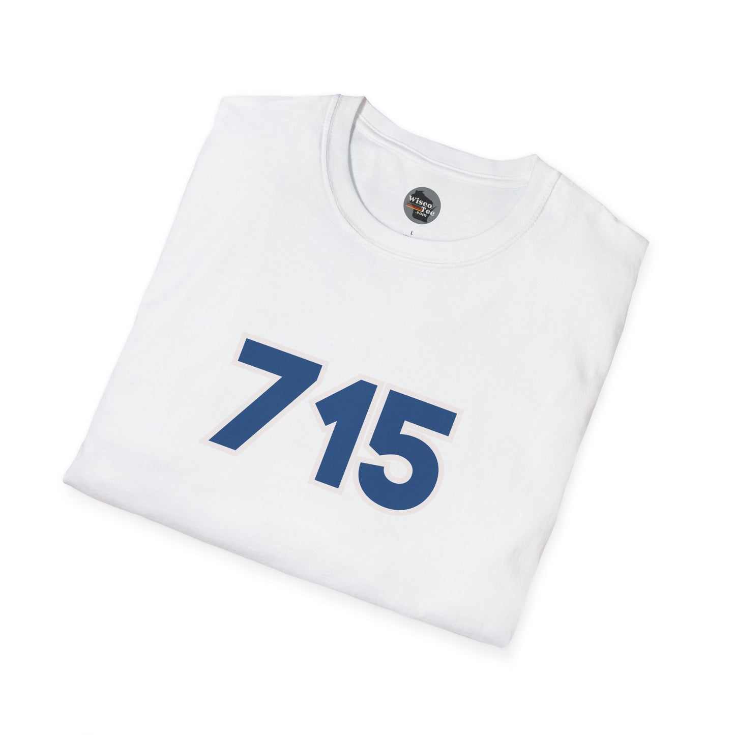 "715" Area Code Pride - Unisex Softstyle T-Shirt - Casual Comfort for Every Occasion