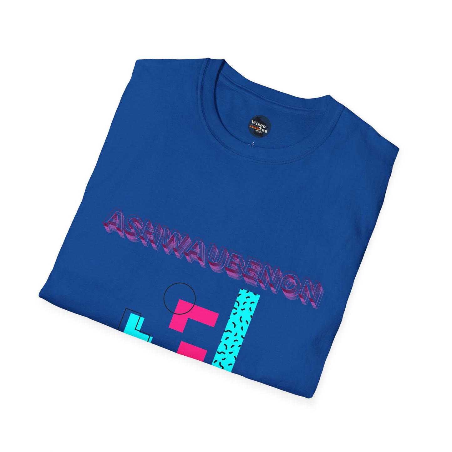 Ashwaubenon Retro 80s Unisex Softstyle T-Shirt - Casual Comfort for Every Occasion