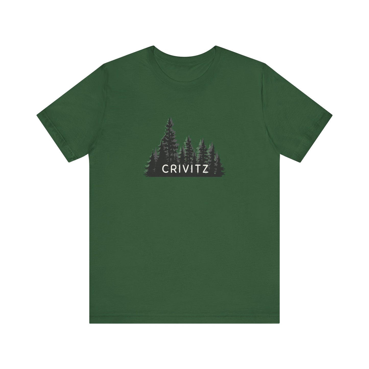 Crivitz Forest Graphic Unisex Tee - Nature Inspired Short Sleeve Shirt