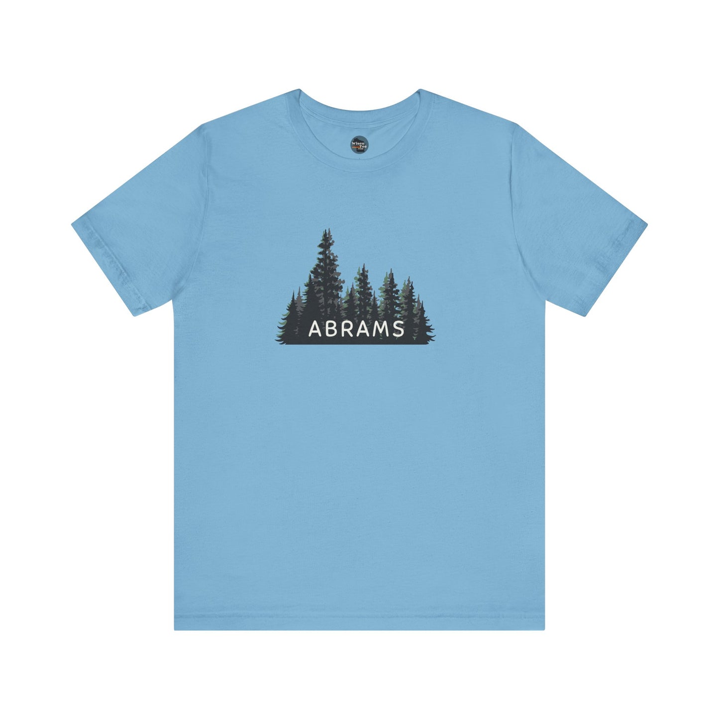 Abrams Forest Graphic Unisex Tee - Nature Inspired Short Sleeve Shirt