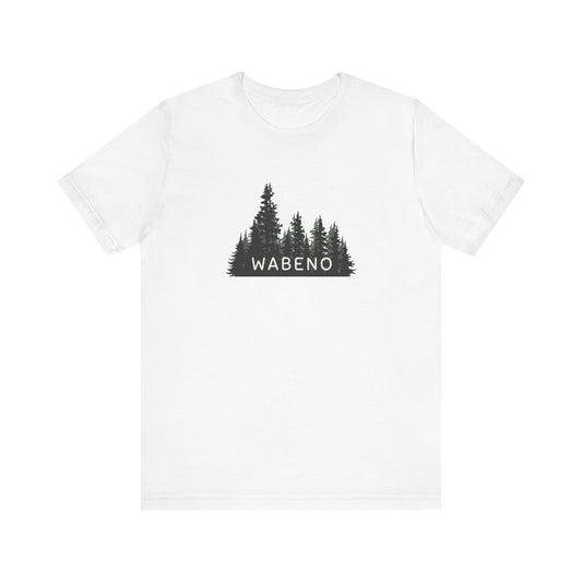 Wabeno Forest Graphic Unisex Tee - Nature Inspired Short Sleeve Shirt