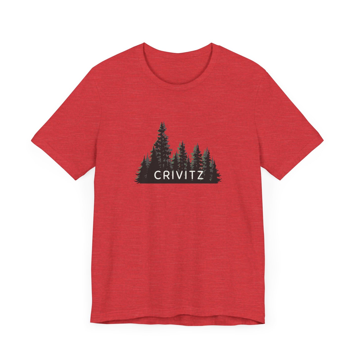 Crivitz Forest Graphic Unisex Tee - Nature Inspired Short Sleeve Shirt