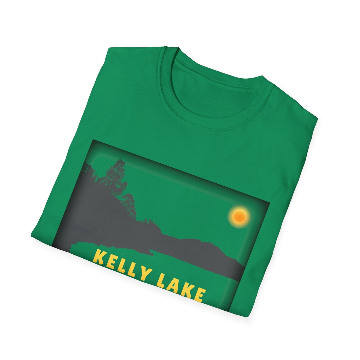 Kelly Lake Sun Scene - Unisex Softstyle T-Shirt - Casual Comfort for Every Occasion
