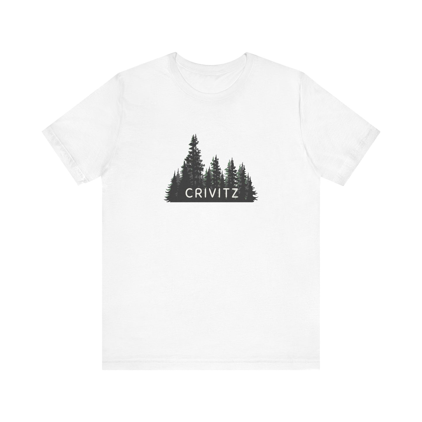 Crivitz Forest Graphic Unisex Tee - Nature Inspired Short Sleeve Shirt