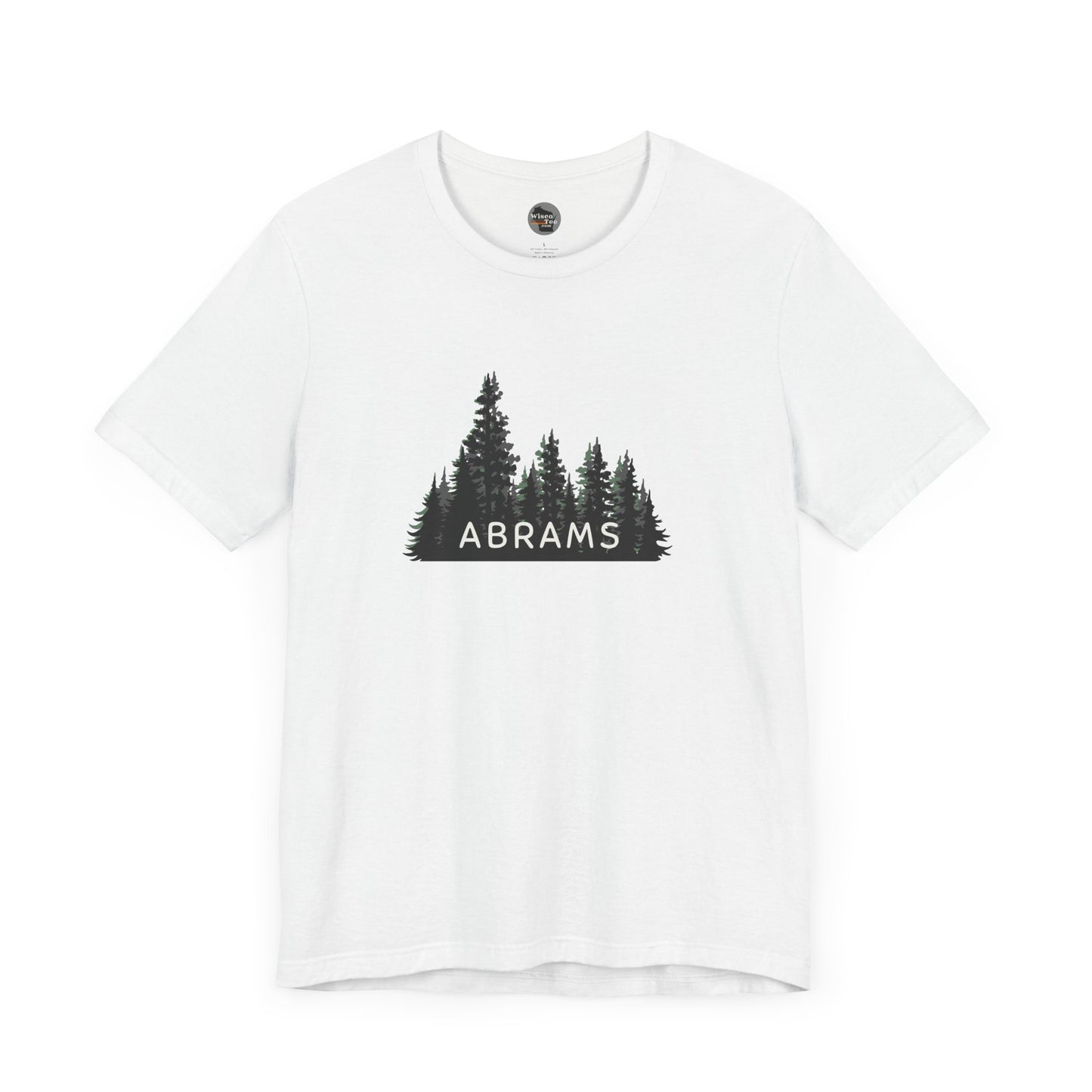 Abrams Forest Graphic Unisex Tee - Nature Inspired Short Sleeve Shirt