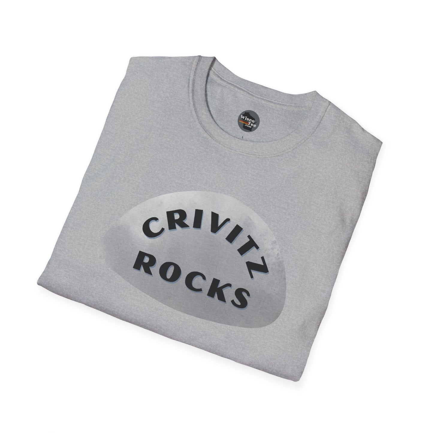 "CRIVITZ ROCKS" Unisex Softstyle T-Shirt - Casual Comfort for Every Occasion
