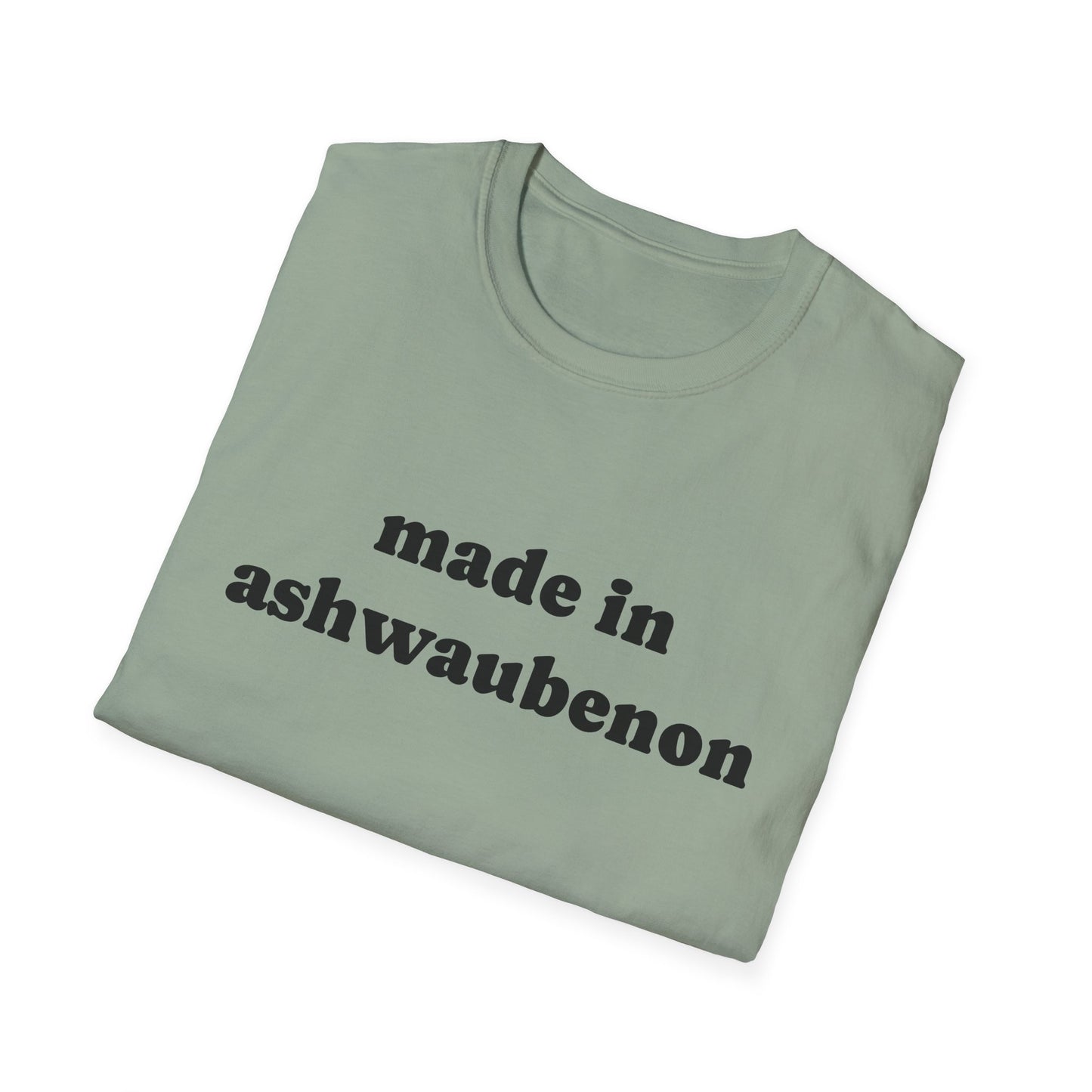 "Made in Ashwaubenon" Unisex Softstyle T-Shirt - Casual Comfort for Every Occasion