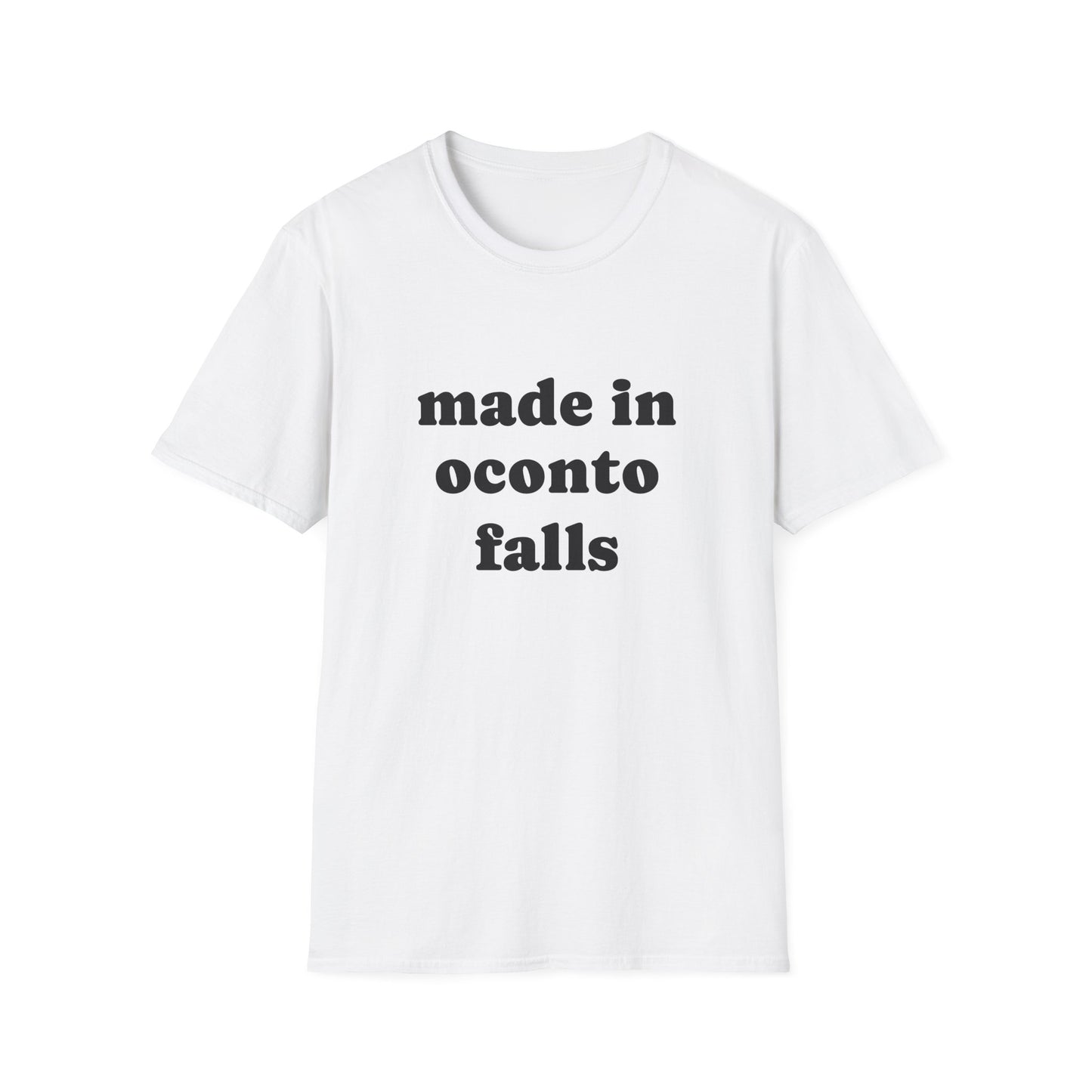 "Made in Oconto Falls" Unisex Softstyle T-Shirt - Casual Comfort for Every Occasion