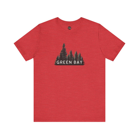 Green Bay Forest Graphic Unisex Tee - Nature Inspired Short Sleeve Shirt