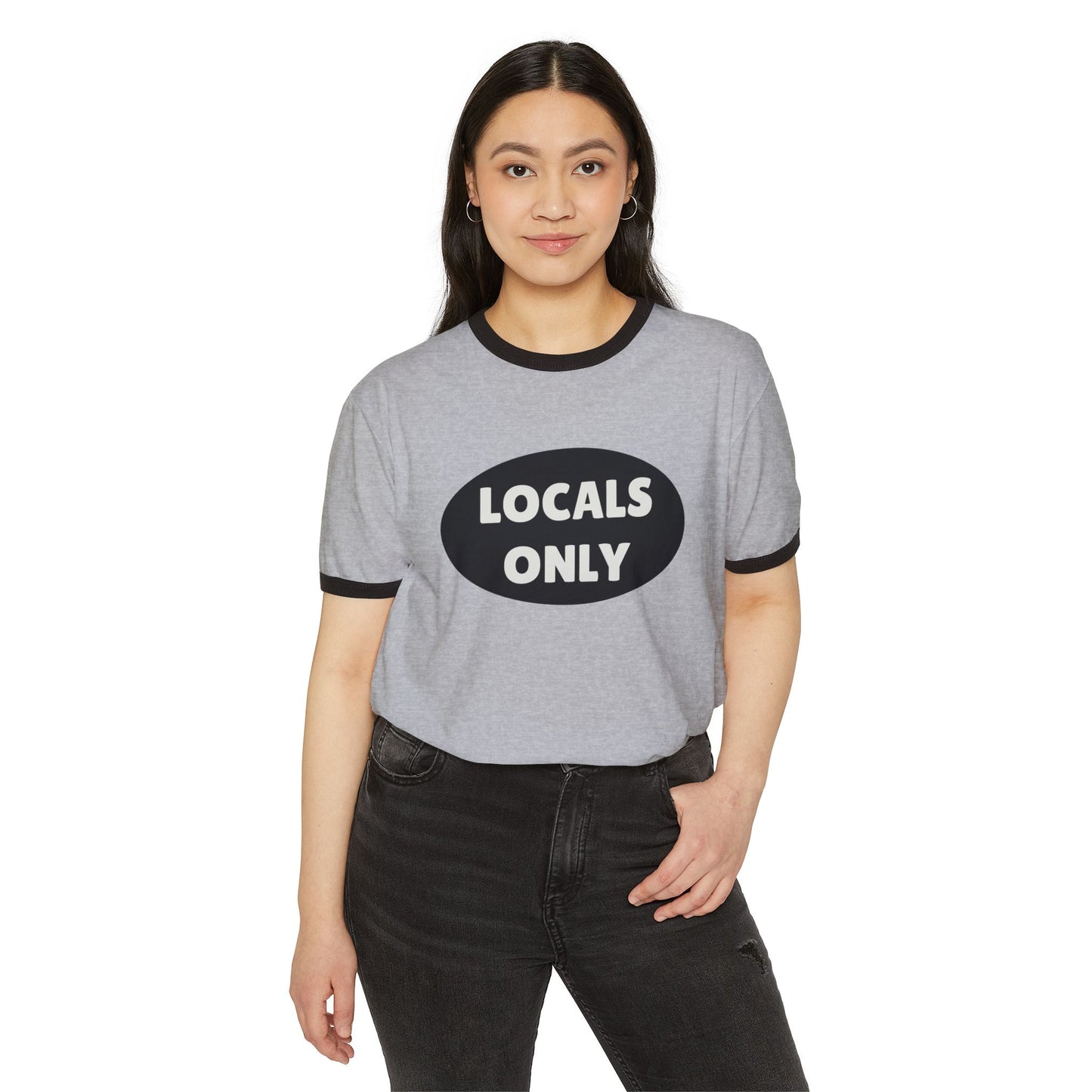 Locals Only - Unisex Cotton Ringer T-Shirt