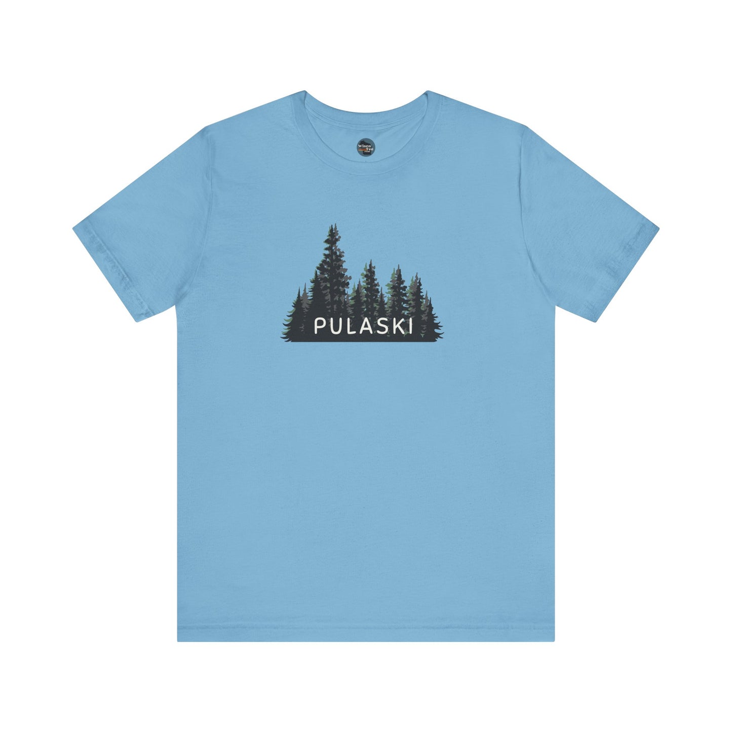 Pulaski Forest Graphic Unisex Tee - Nature Inspired Short Sleeve Shirt