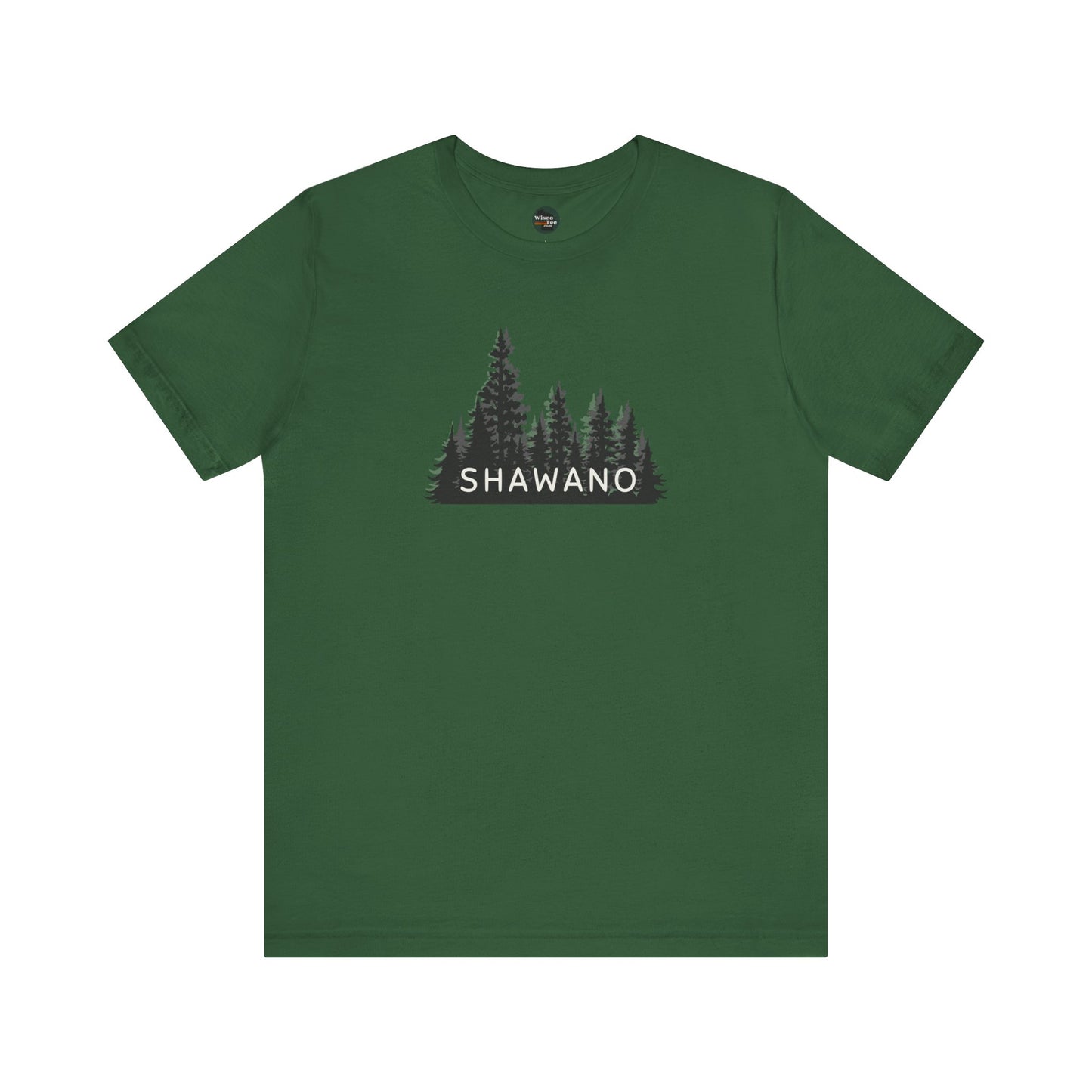 Shawano Forest Graphic Unisex Tee - Nature Inspired Short Sleeve Shirt