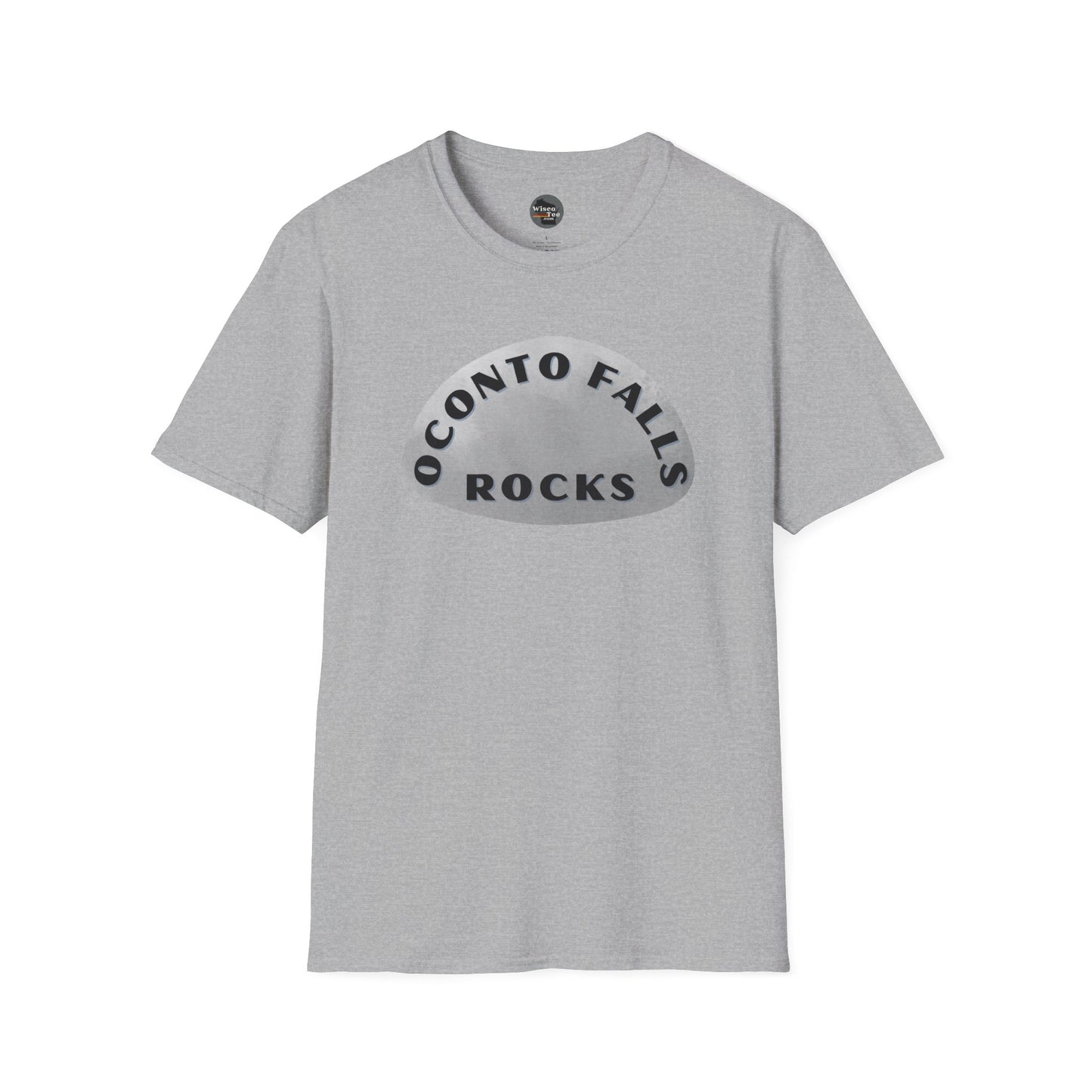"OCONTO FALLS ROCKS" Unisex Softstyle T-Shirt - Casual Comfort for Every Occasion