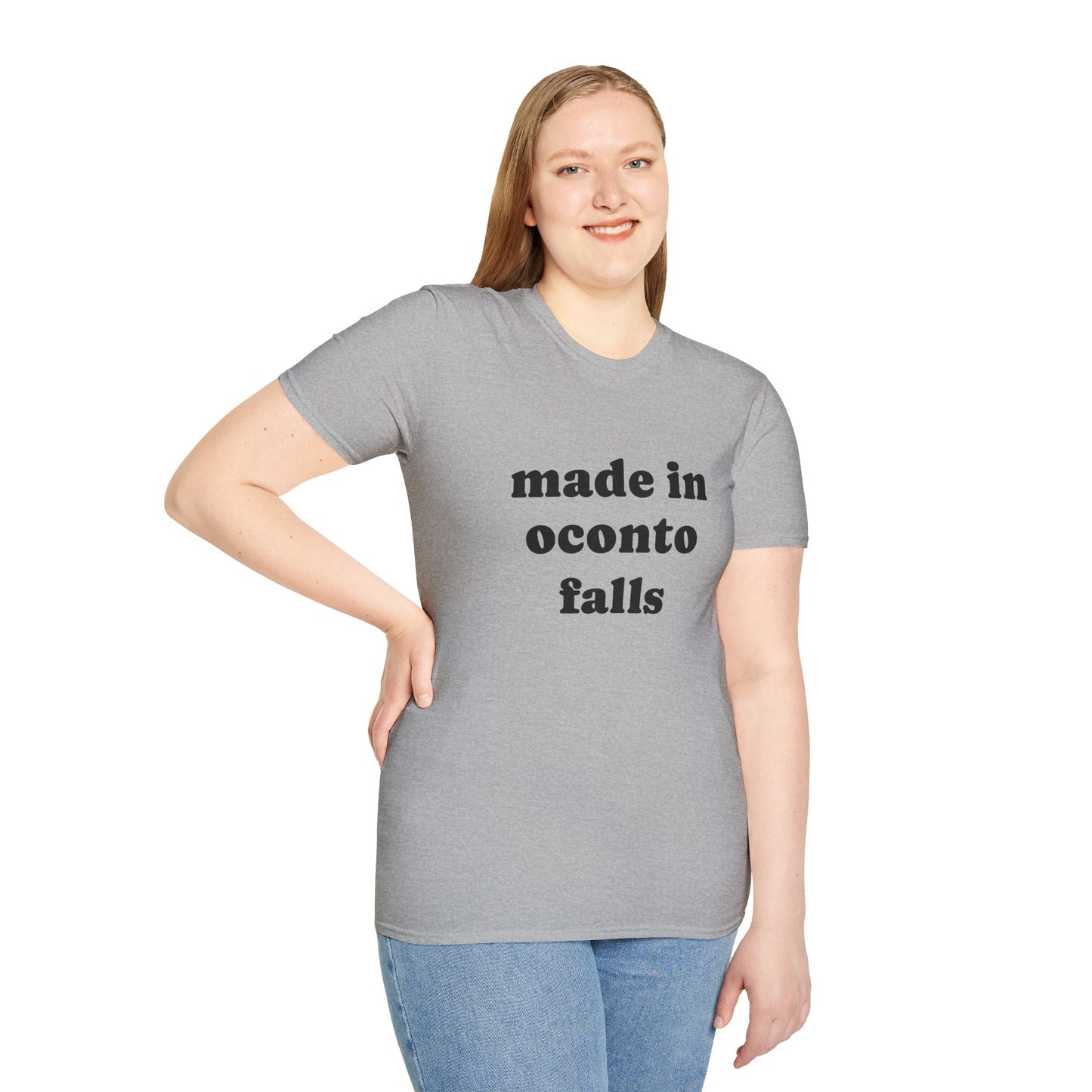 "Made in Oconto Falls" Unisex Softstyle T-Shirt - Casual Comfort for Every Occasion
