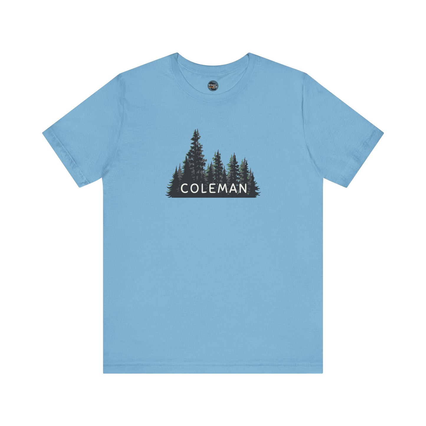 Coleman Forest Graphic Unisex Tee - Nature Inspired Short Sleeve Shirt