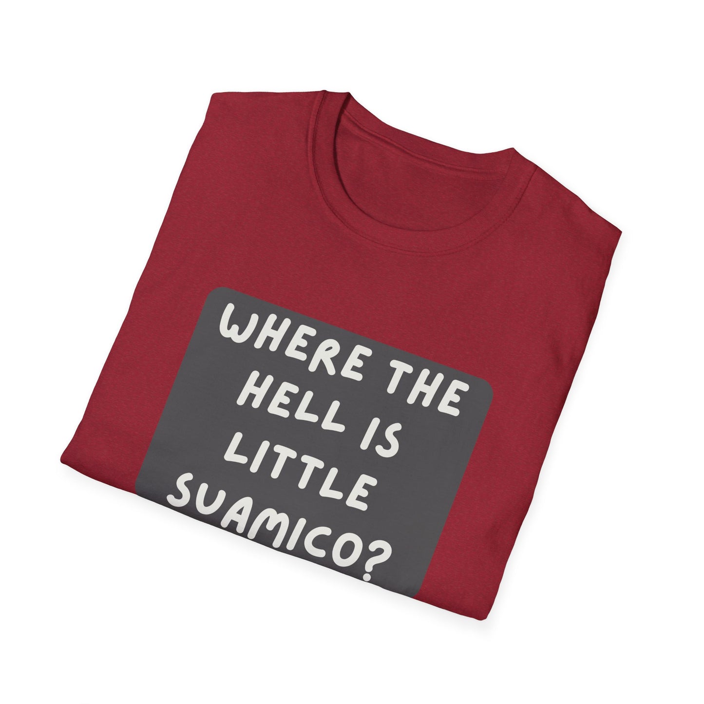 "Where the Hell is Little Suamico" Unisex Softstyle T-Shirt - Casual Comfort for Every Occasion