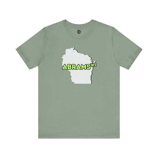 Abrams WI - Wisconsin City Pride T-shirt - Beautifully Soft and Comfortable