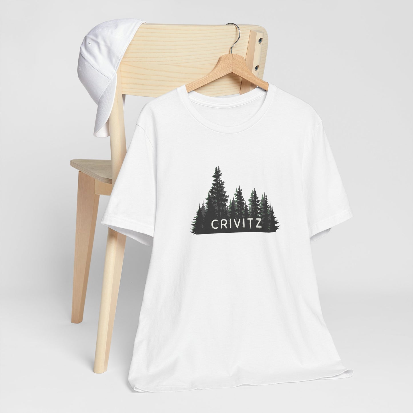Crivitz Forest Graphic Unisex Tee - Nature Inspired Short Sleeve Shirt
