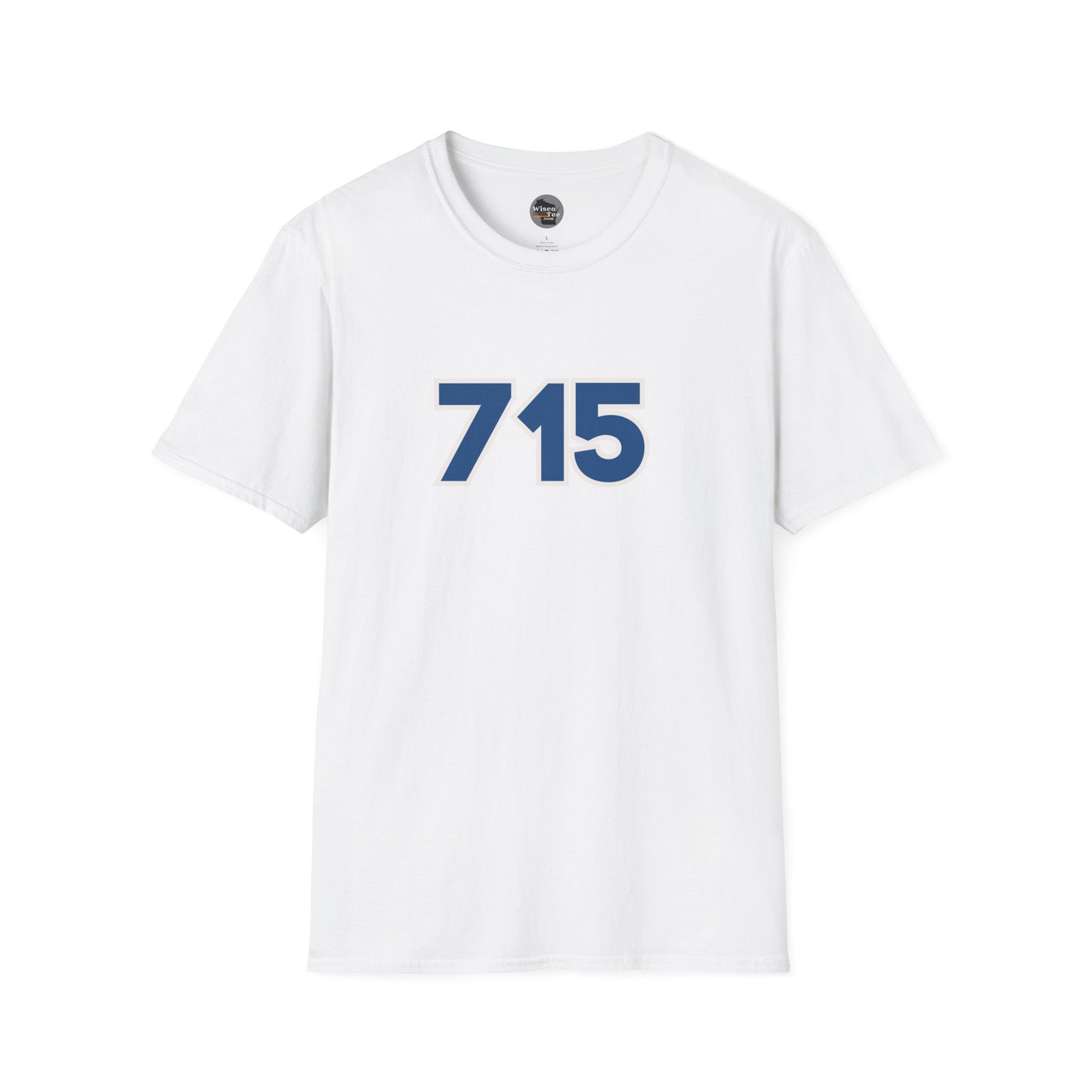 "715" Area Code Pride - Unisex Softstyle T-Shirt - Casual Comfort for Every Occasion
