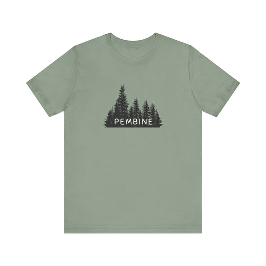 Pembine Forest Graphic Unisex Tee - Nature Inspired Short Sleeve Shirt