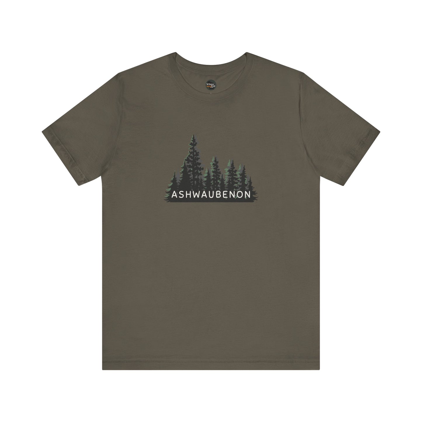 Ashwaubenon Forest Graphic Unisex Tee - Nature Inspired Short Sleeve Shirt