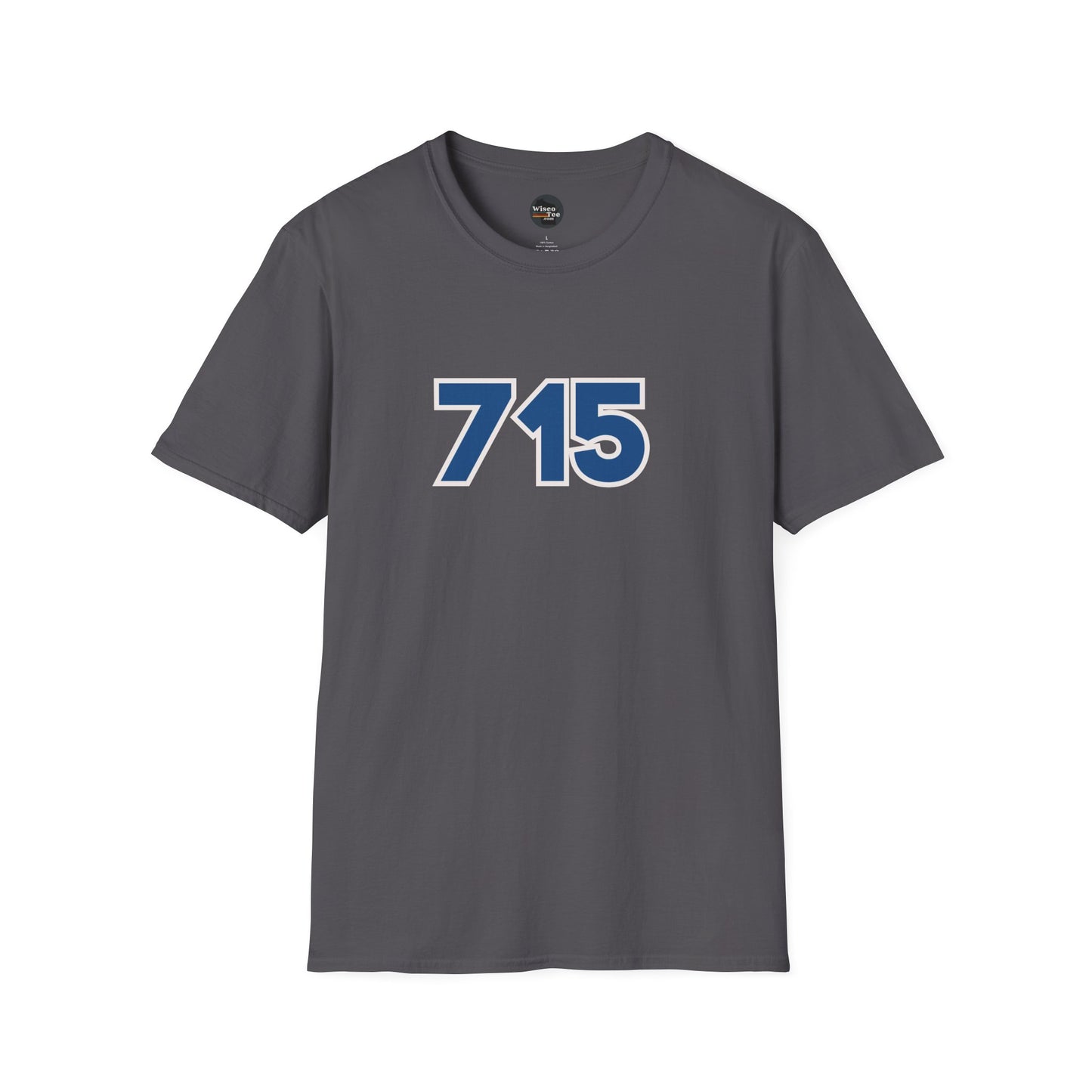 "715" Area Code Pride - Unisex Softstyle T-Shirt - Casual Comfort for Every Occasion