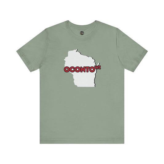 Oconto WI - Wisconsin City Pride T-shirt - Beautifully Soft and Comfortable