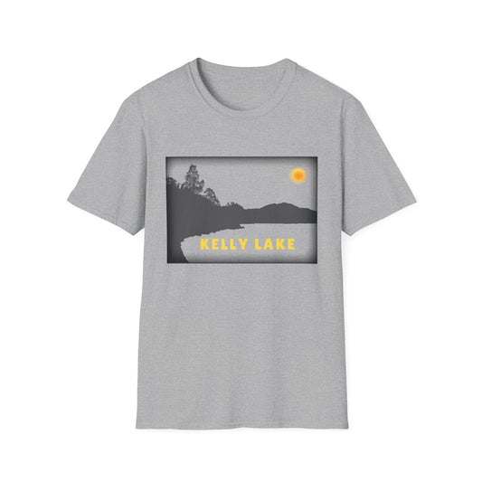Kelly Lake Sun Scene - Unisex Softstyle T-Shirt - Casual Comfort for Every Occasion