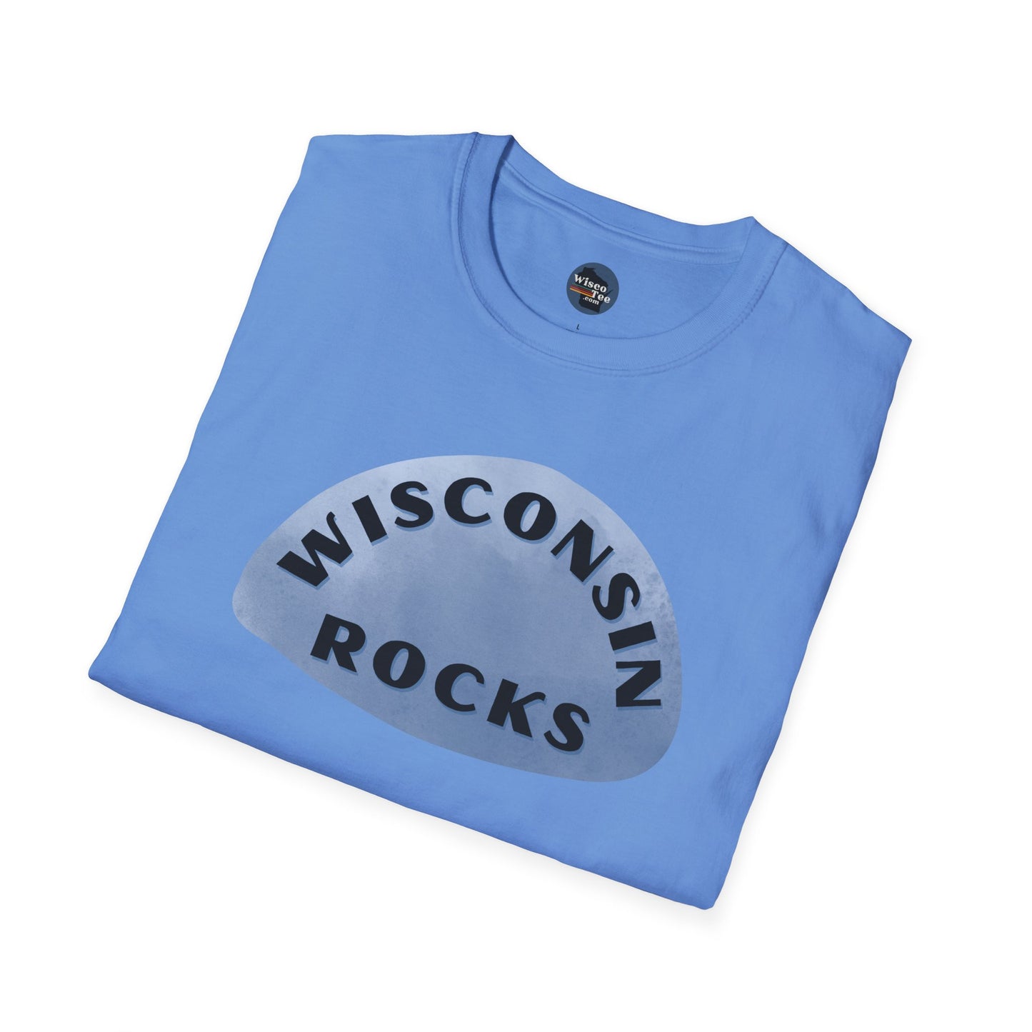 "WISCONSIN ROCKS" Unisex Softstyle T-Shirt - Casual Comfort for Every Occasion