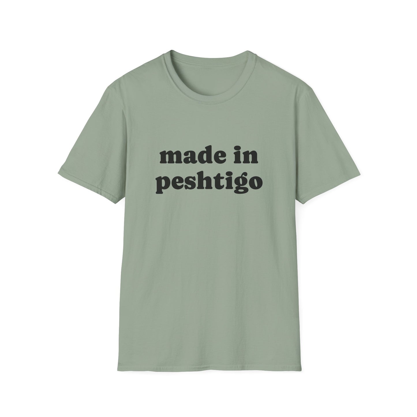 "Made in Peshtigo" Unisex Softstyle T-Shirt - Casual Comfort for Every Occasion