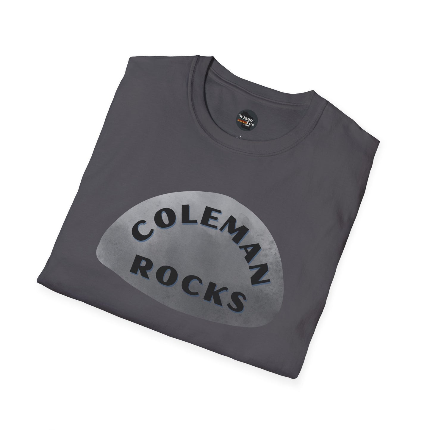 "COLEMAN ROCKS" Unisex Softstyle T-Shirt - Casual Comfort for Every Occasion