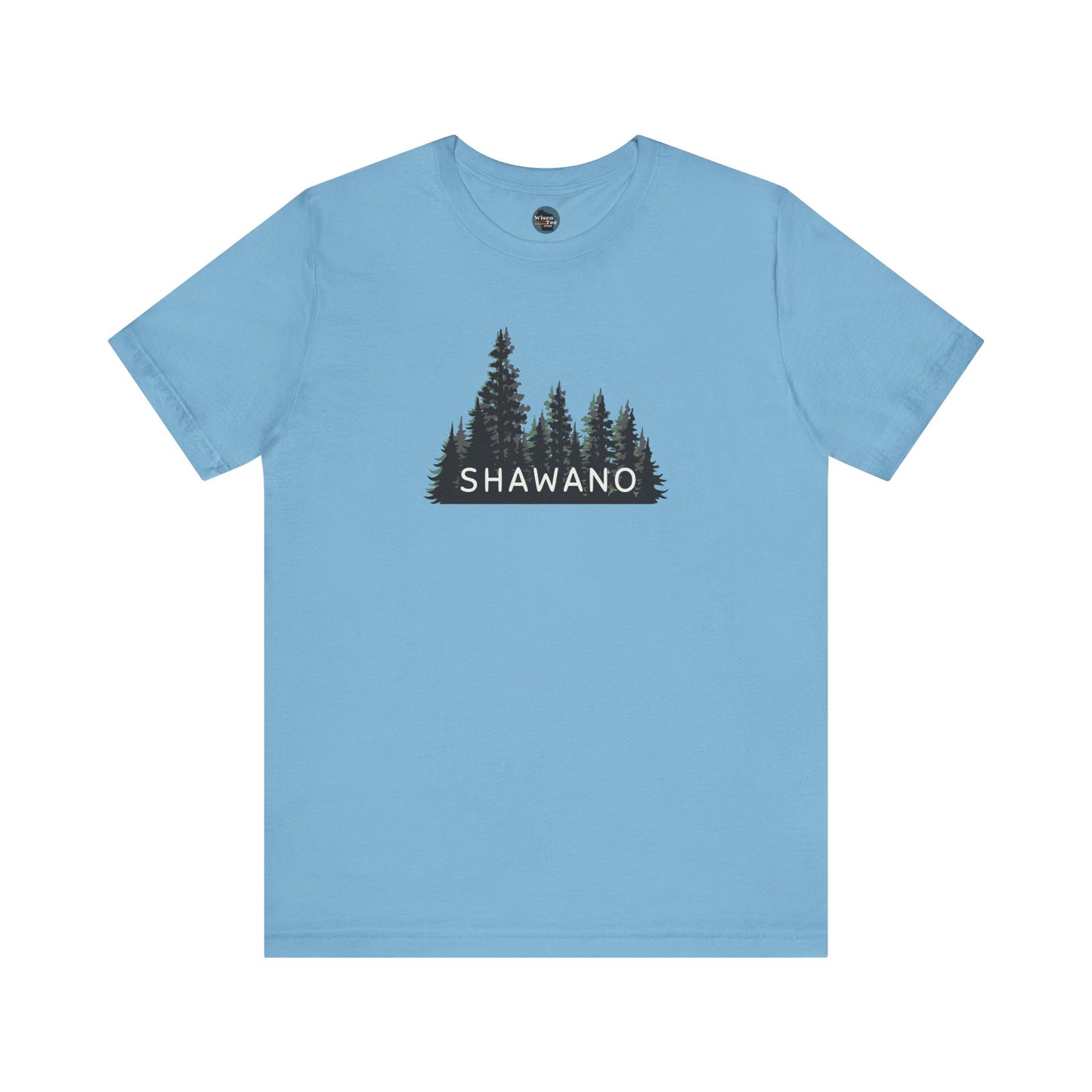 Shawano Forest Graphic Unisex Tee - Nature Inspired Short Sleeve Shirt