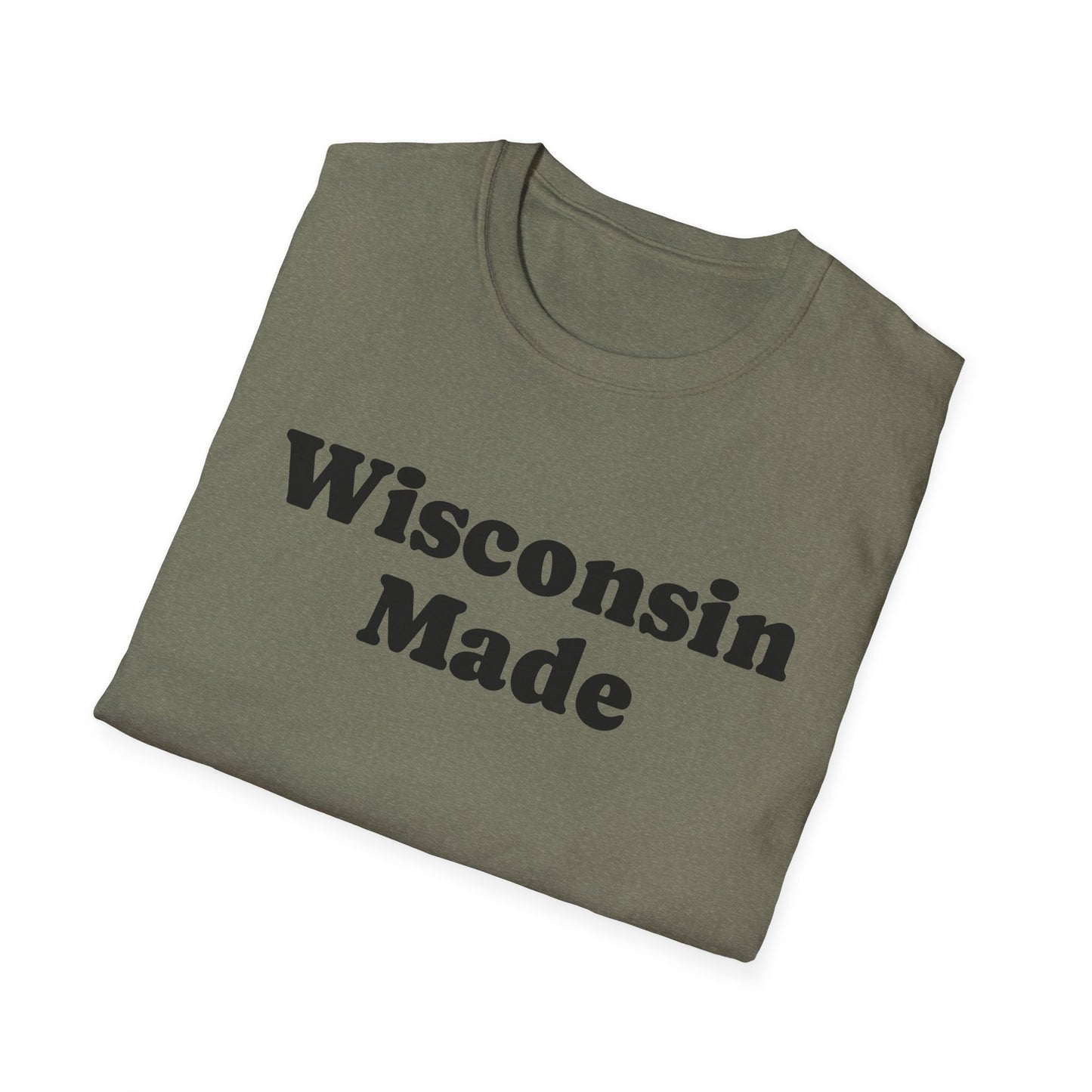 "Wisconsin Made" Unisex Softstyle T-Shirt - Casual Comfort for Every Occasion