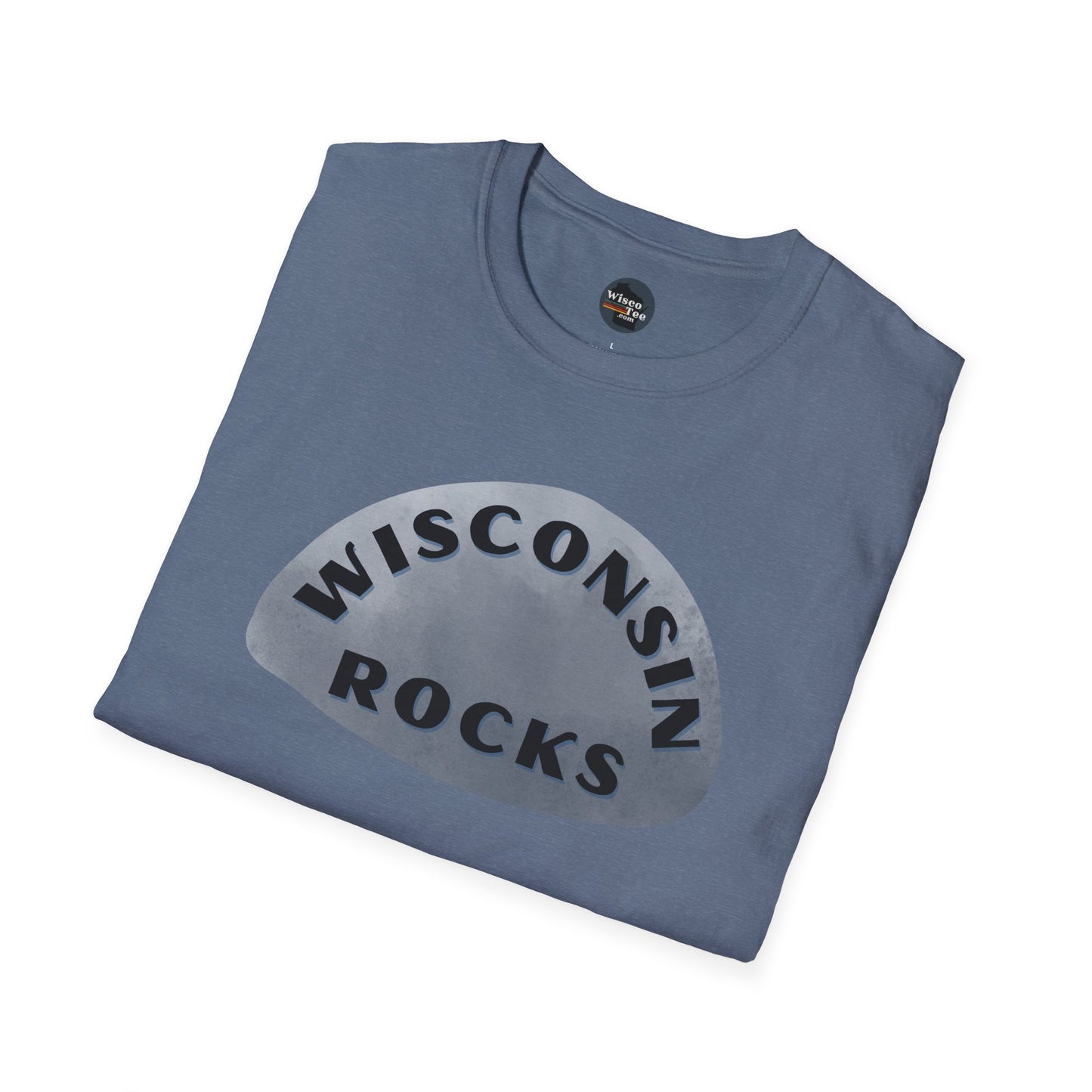 "WISCONSIN ROCKS" Unisex Softstyle T-Shirt - Casual Comfort for Every Occasion