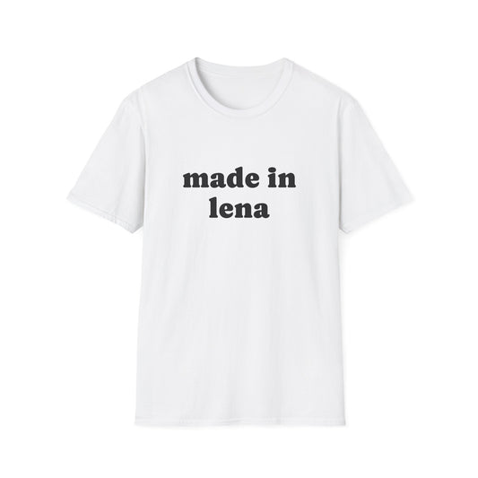 "Made in Lena" Unisex Softstyle T-Shirt - Casual Comfort for Every Occasion
