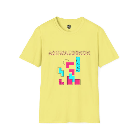Ashwaubenon Retro 80s Unisex Softstyle T-Shirt - Casual Comfort for Every Occasion