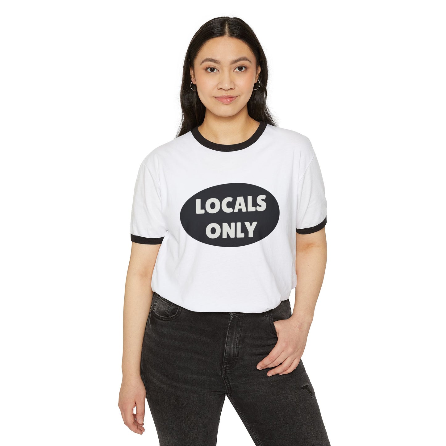 Locals Only - Unisex Cotton Ringer T-Shirt