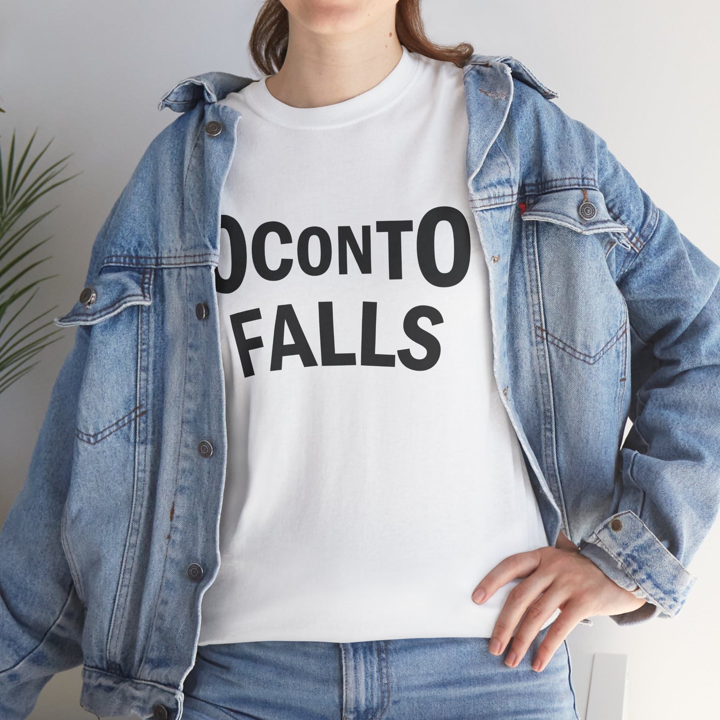 Oconto Falls Unisex Cotton Tee - Casual Comfort for Every Occasion