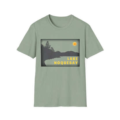 Lake Noquebay Sun Scene - Unisex Softstyle T-Shirt - Casual Comfort for Every Occasion