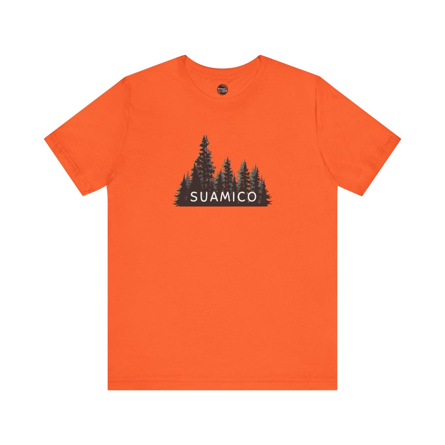 Suamico Forest Graphic Unisex Tee - Nature Inspired Short Sleeve Shirt