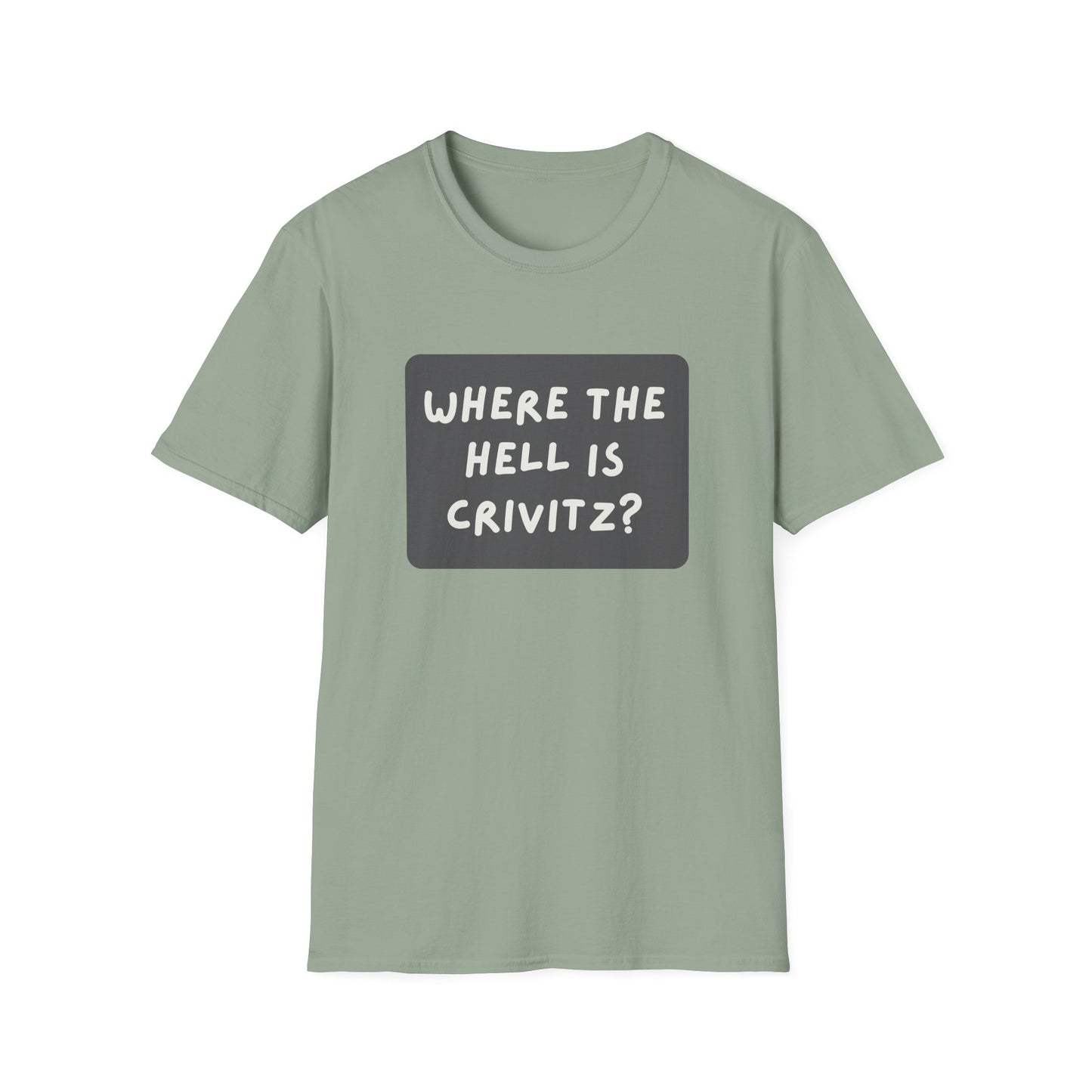 "Where the Hell is Crivitz" Unisex Softstyle T-Shirt - Casual Comfort for Every Occasion