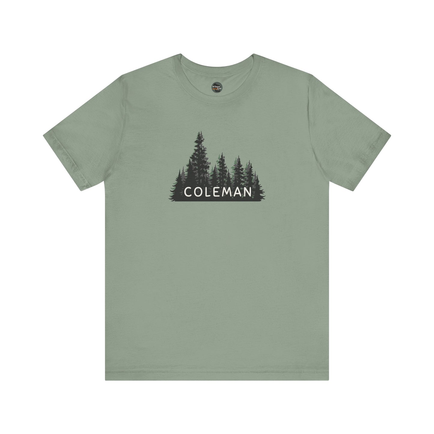 Coleman Forest Graphic Unisex Tee - Nature Inspired Short Sleeve Shirt
