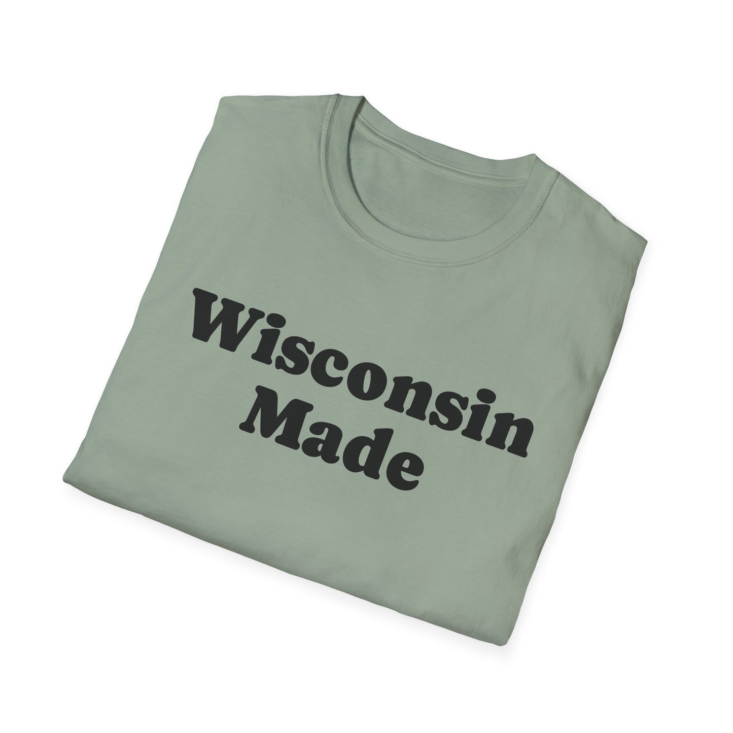 "Wisconsin Made" Unisex Softstyle T-Shirt - Casual Comfort for Every Occasion