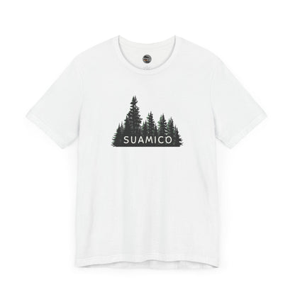 Suamico Forest Graphic Unisex Tee - Nature Inspired Short Sleeve Shirt