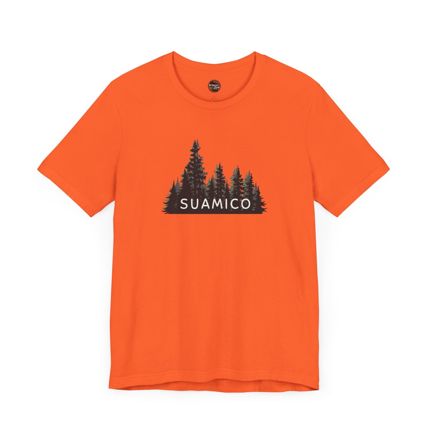 Suamico Forest Graphic Unisex Tee - Nature Inspired Short Sleeve Shirt
